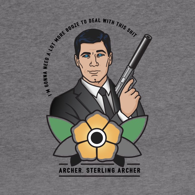 Archer. Sterling Archer by michaelbaztrovato